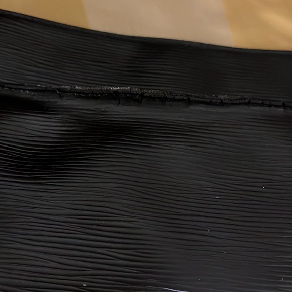 Authentic Louis Vuitton Epi Pochette Homme Clutch Hand Bag Black - Picture 9 of 10